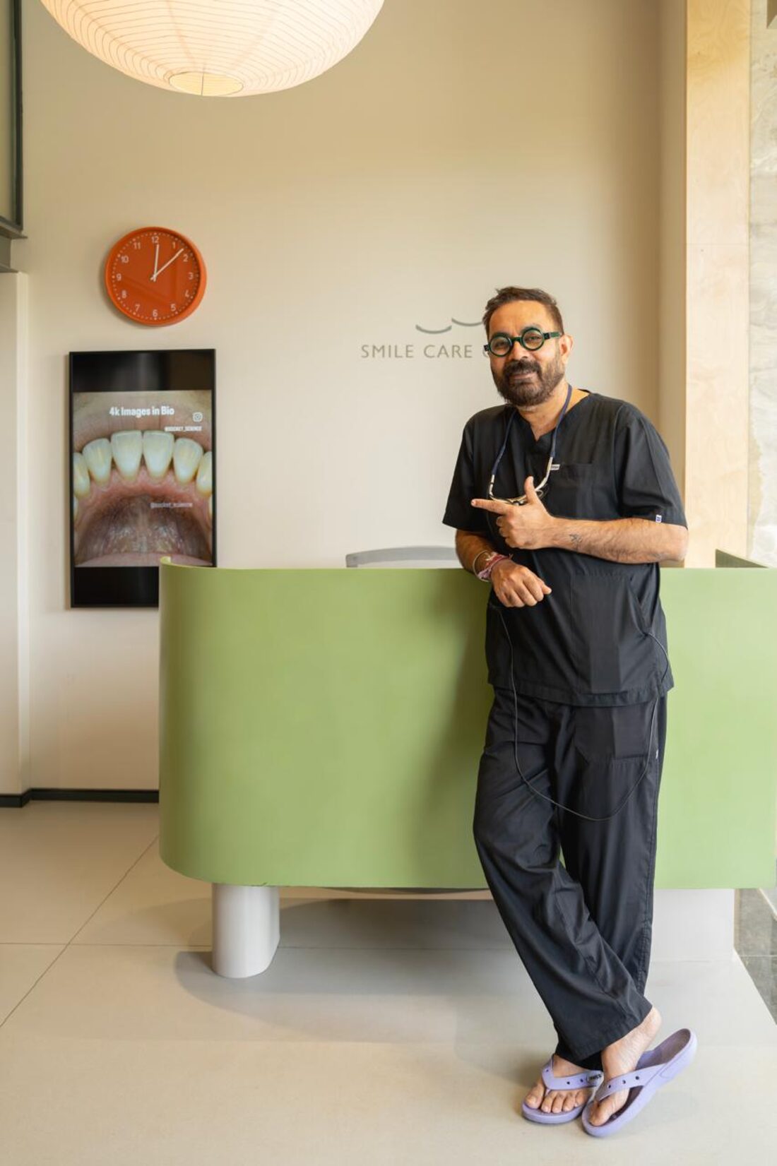 Smile Care Clinic waiting lounge, Surat