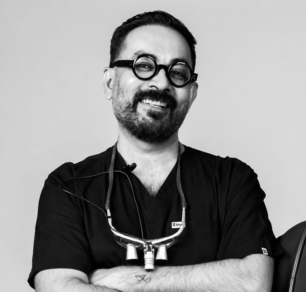 Dr. Mihir R. Shah, dentist and implantologist at Smile Care Clinic, Surat